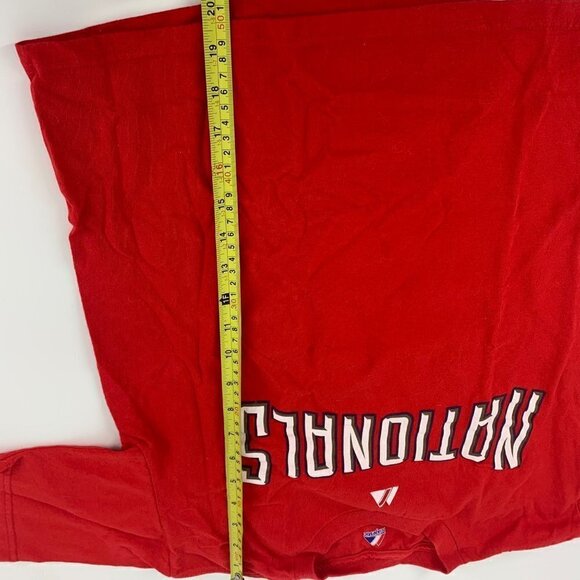 Washington Nationals Red Crew Neck Willingham T-Shirt Size M - Picture 7 of 8